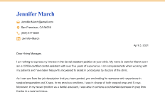 dental assistant responsibilities on a resume